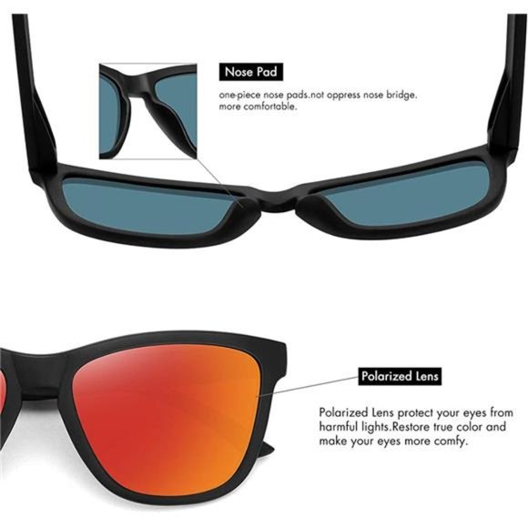 Polarized Sunglasses for Women Men Classic Retro Designer Style - Picture 2 of 6